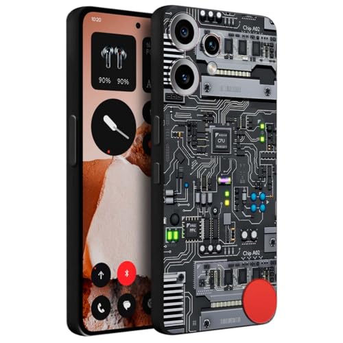 Image of Printed Matte Back Cover for CMF by Nothing Phone 2 Pro 5G / CMF Phone 2 Pro 5G, Camera Bump Protection, Soft, Silicon, Flexible -BK022