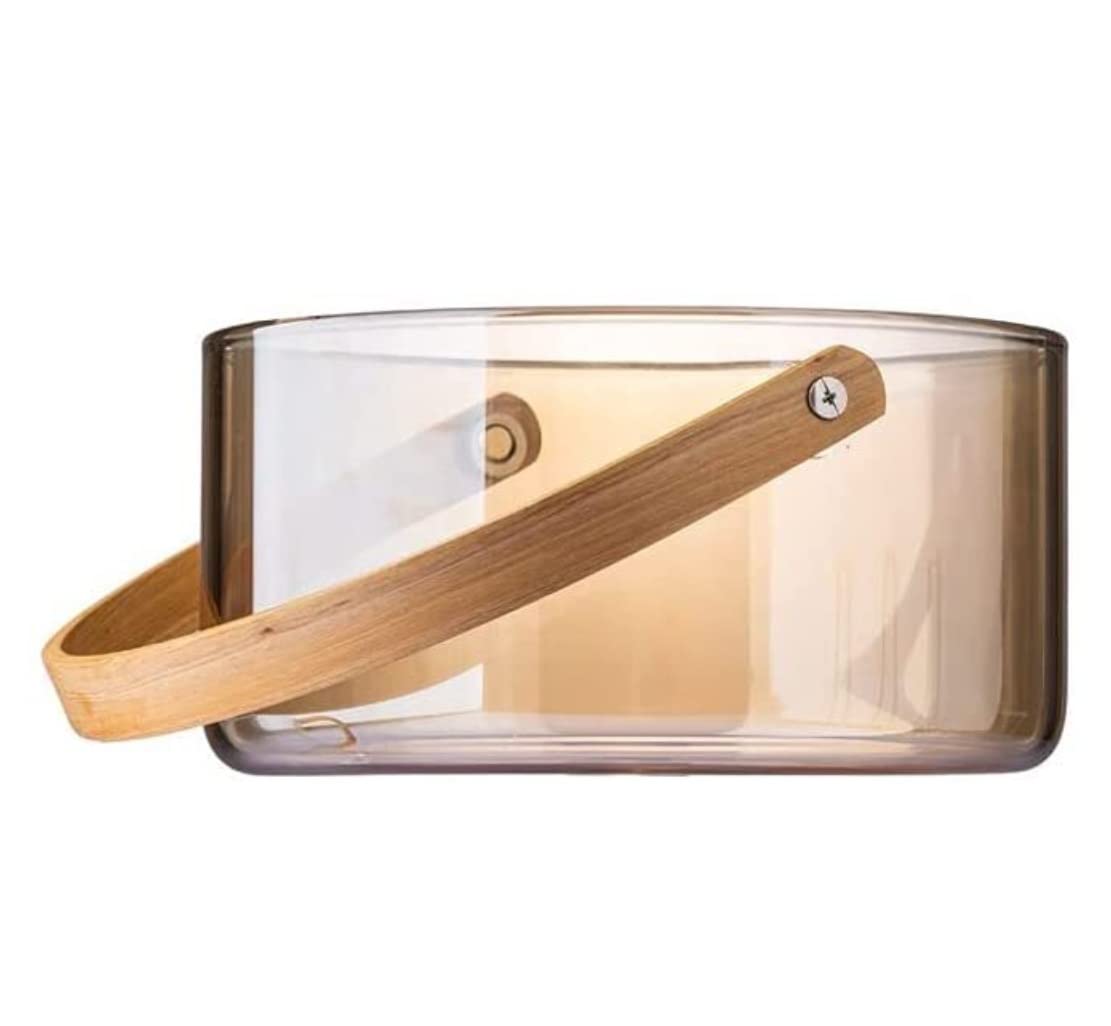 Cubitera Cubo De Hielo Cubo De Hielo De Cristal De Champán con Transporte Portátil para Barras Cubo De Hielo Aislado Bar Accessories