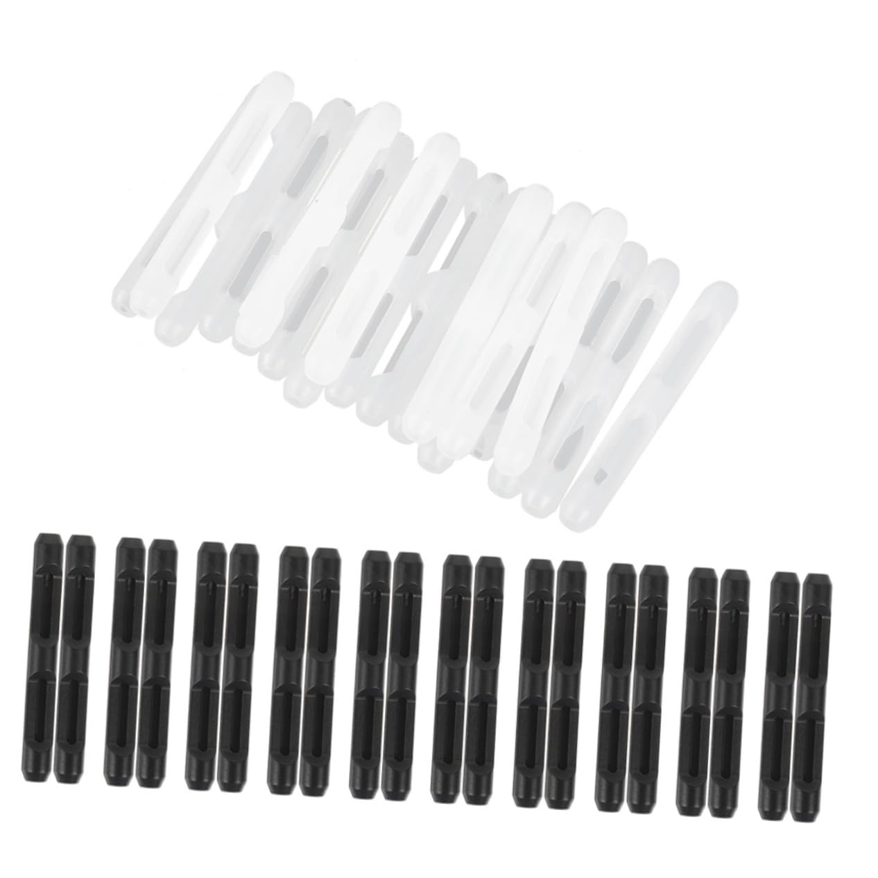 SOLUSTRE 80paare -brillenbügel Endkappen Rutschfeste Eyeglass Ear Grips Für Sicheren Bei Sport Und Alltag Kompatibel Mit Verschiedenen Brillenmodellen Schwarz Und Transparent
