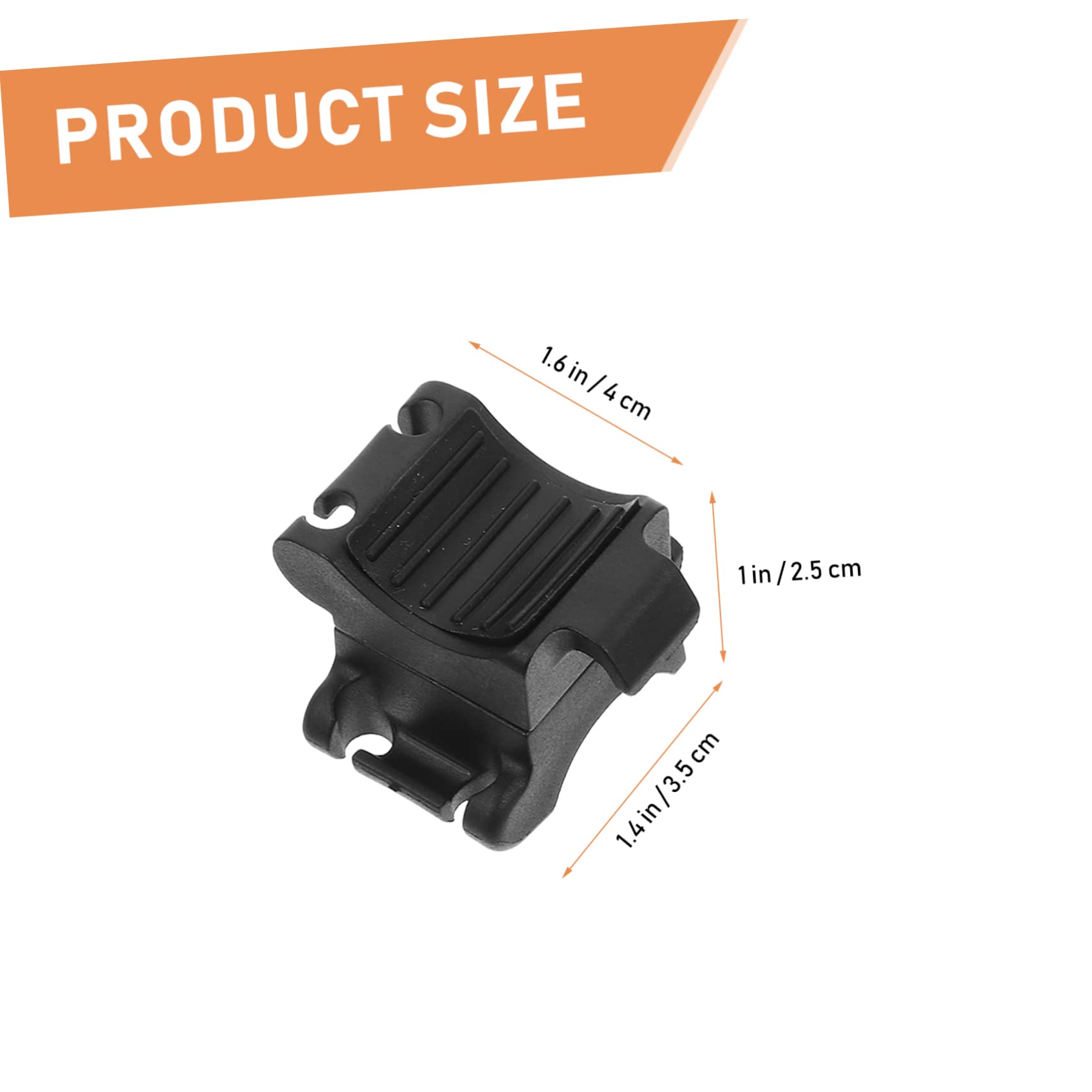 BESTonZON 1Set Rotatable Flashlight Holder for Cycling Sturdy Bike Flashlight Clamp Securely Supports Riding Flashlight Practical and Cost Bicycle Accessory