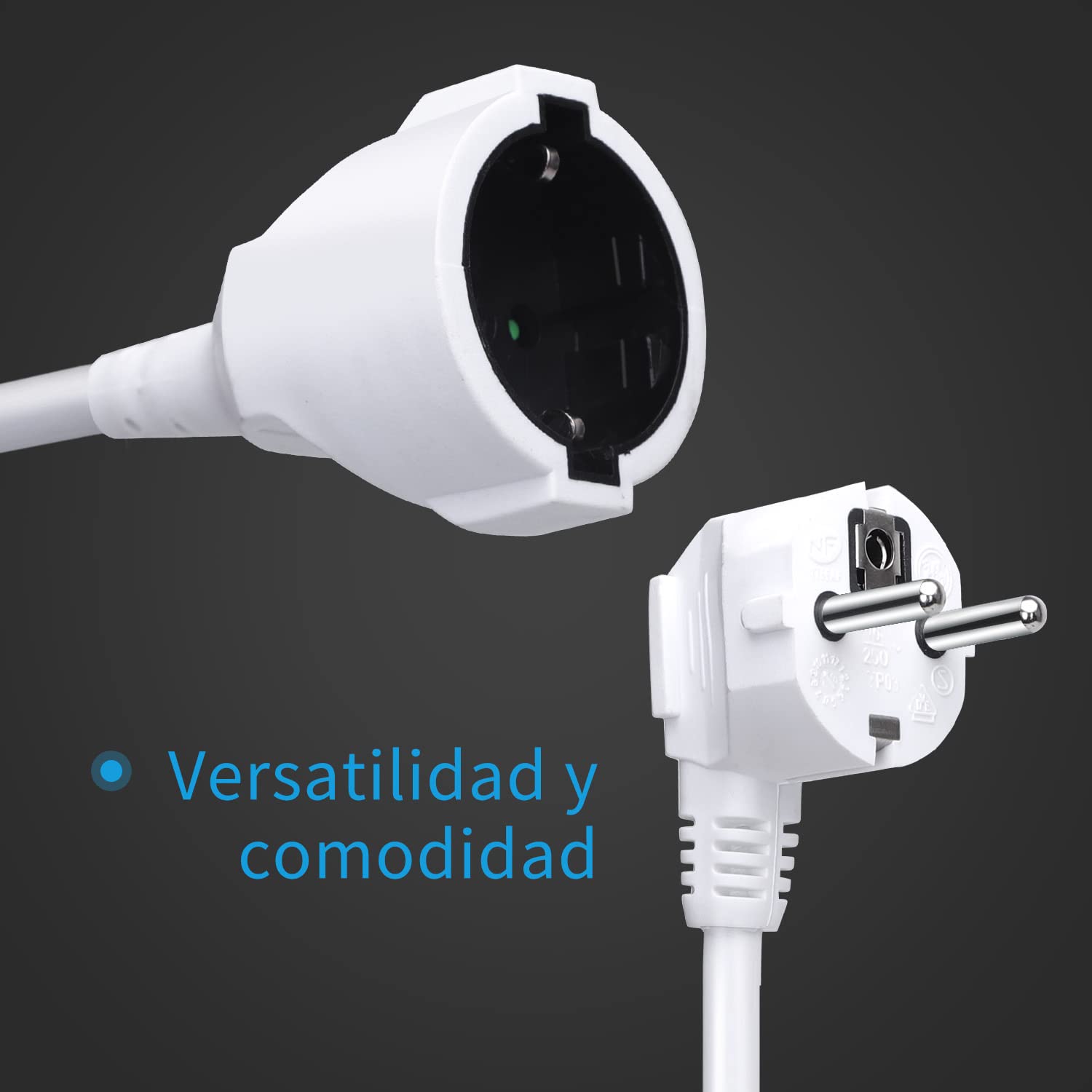 ETEC Cavo Di Prolunga Per Dispositivi A Freddo, 3 Poli, 3 M, Per Dispositivi A Freddo - Foto 4