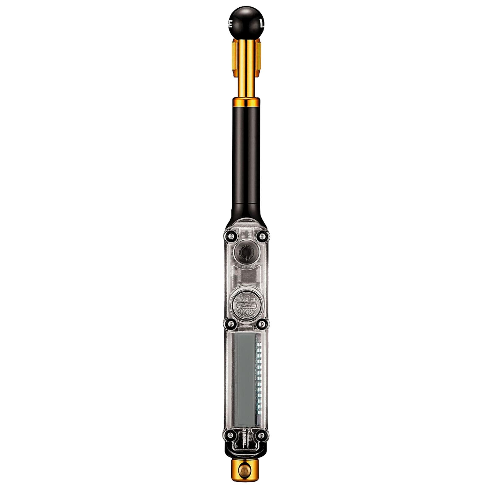 Lezyne Shock Digital Drive Floor Pump 350 Psi, Black/Gold