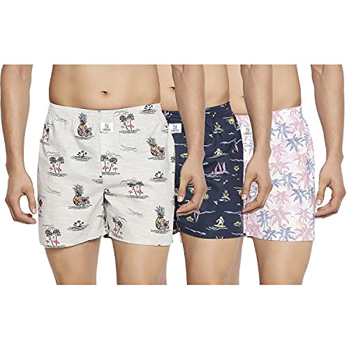 Image of Longies Men's Cotton Boxers (Pack of 3)