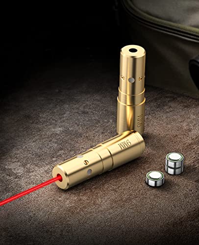 Image of CVLIFE Bore Sight Laser 223 5.56mm /9mm /.243.308 /12Gauge /7.62x39mm /.45acp Red Laser Bore Sighter with Batteries