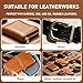 Leather Edge Finishing Gum, High Gloss Burnish Polish, Water Based Formula, for Belts Wallets Shoes, Professional Leather Care