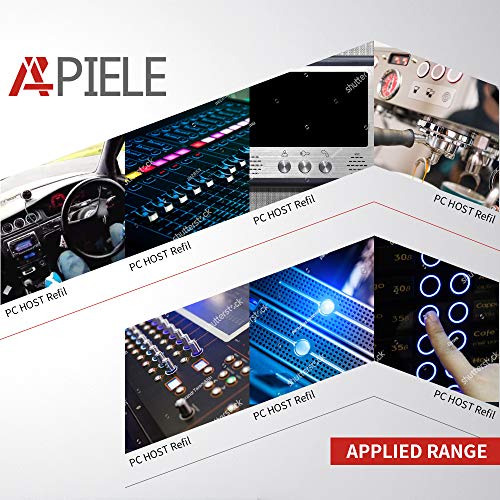 Image of APIELE 16mm Latching 12V Push Button Switch On Off Stainless Steel with LED Angel Eye Head for 0.63 inch Mounting Hole with Wire Socket Plug Self-Locking (Yellow)