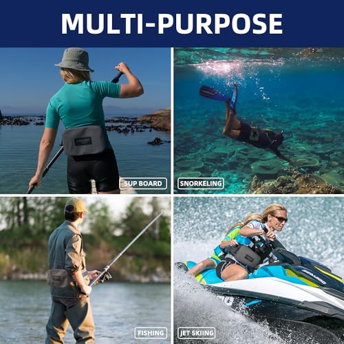 THURSO SURF Waterproof Fanny Pack Dry Bag Floating Pouch Bag Adjustable Waist Strap Keep Your Phone and Valuables Safe/Dry SUP Accessories for Kayaking Paddle Board Snorkeling Boating miniatura 3