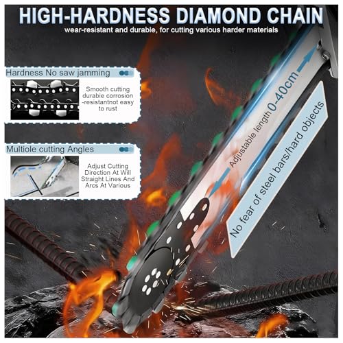 KPOUYYDS Electric Concrete Chain Saw