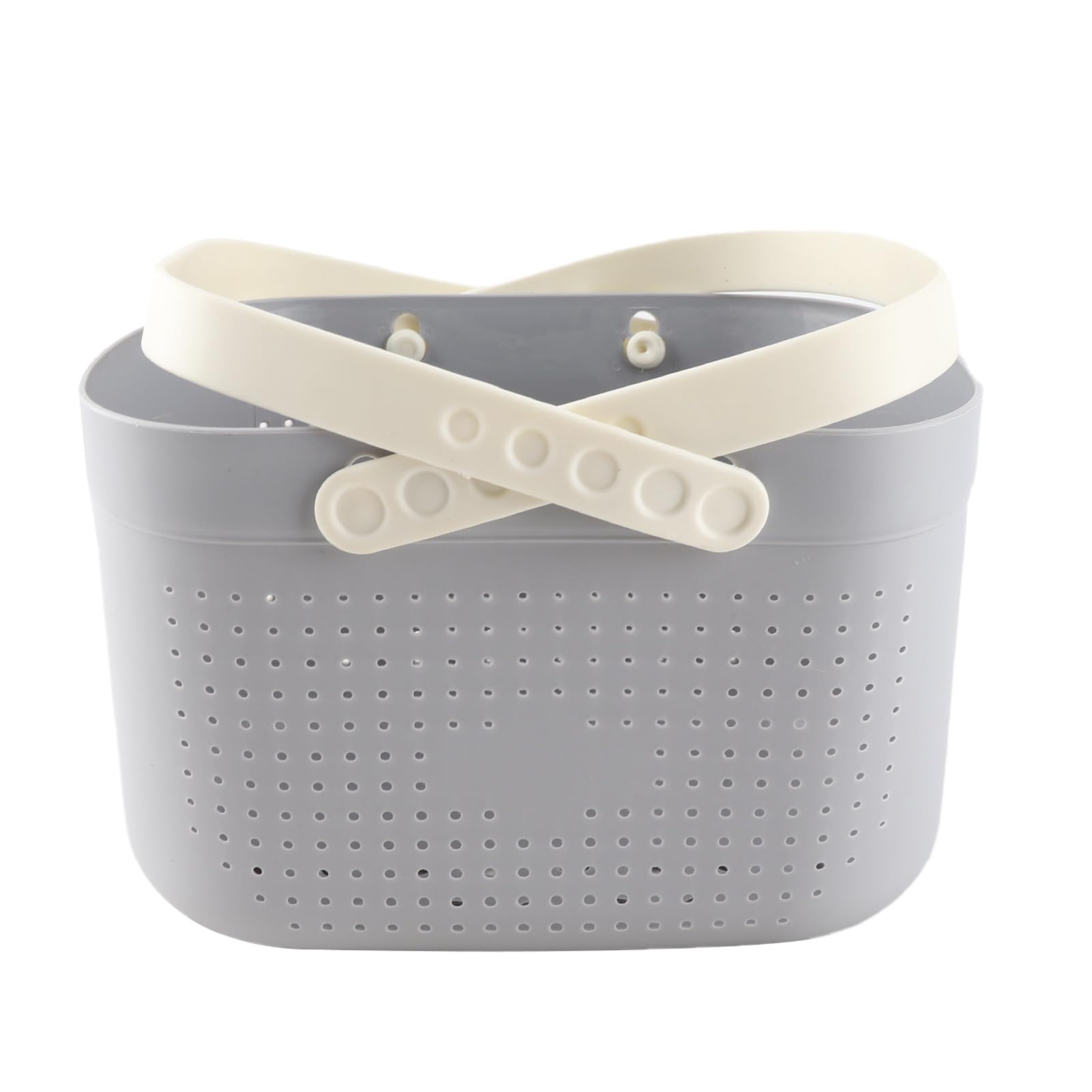 equlup Portable Shower Basket Shower Caddy Tote with Ventilation Holes Large Capacity Plastic Organizer Storage Bin Holder for