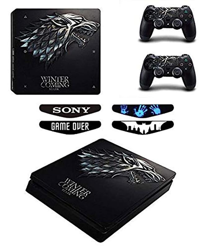 Khushi D�cor Winter Coming Theme 3m Skin Sticker Cover for Ps4 Slim Console and Controllers|82 (B0CP5Y291P) Amazon Price History, Amazon Price Tracker