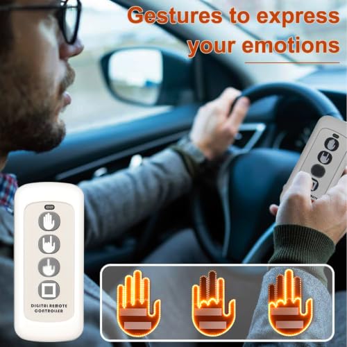 Luz LED de dedo para auto con control remoto miniatura 5