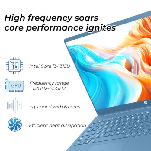 Image of HP New 15.6 inch FHD Business Laptop (2026 Edition), 13th Gen Intel Core i3-1315U (Beats i7-1250U,Up to 4.5 GHz), 32GB RAM, 1TB SSD, Office 365 for Web, Windows 11 Pro, Ethernet Port