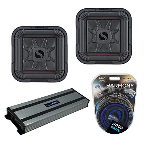 Harmony Audio Kicker (2) 46L7T102 Car Audio L7T Shallow Mount 10