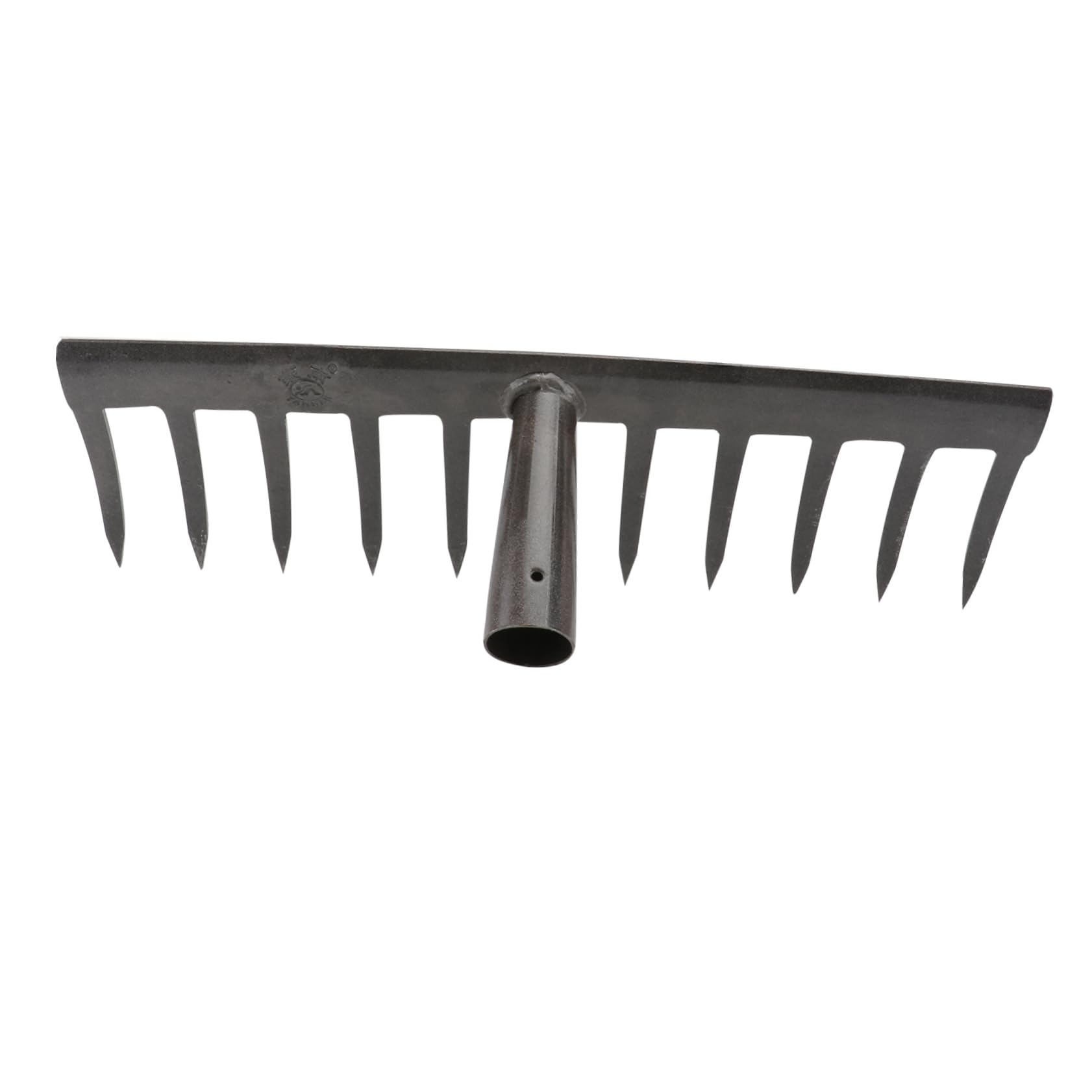 Eisenrechen Grasrechen für Gartenarbeit, Robuster Bodenlockerrechen