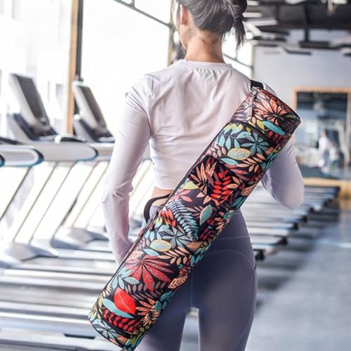 Yoga Mat Carrier with Pockets, Portable Exercise Bag - Bottle Pocket & Wet Compartment - For Women & Men - Image 5