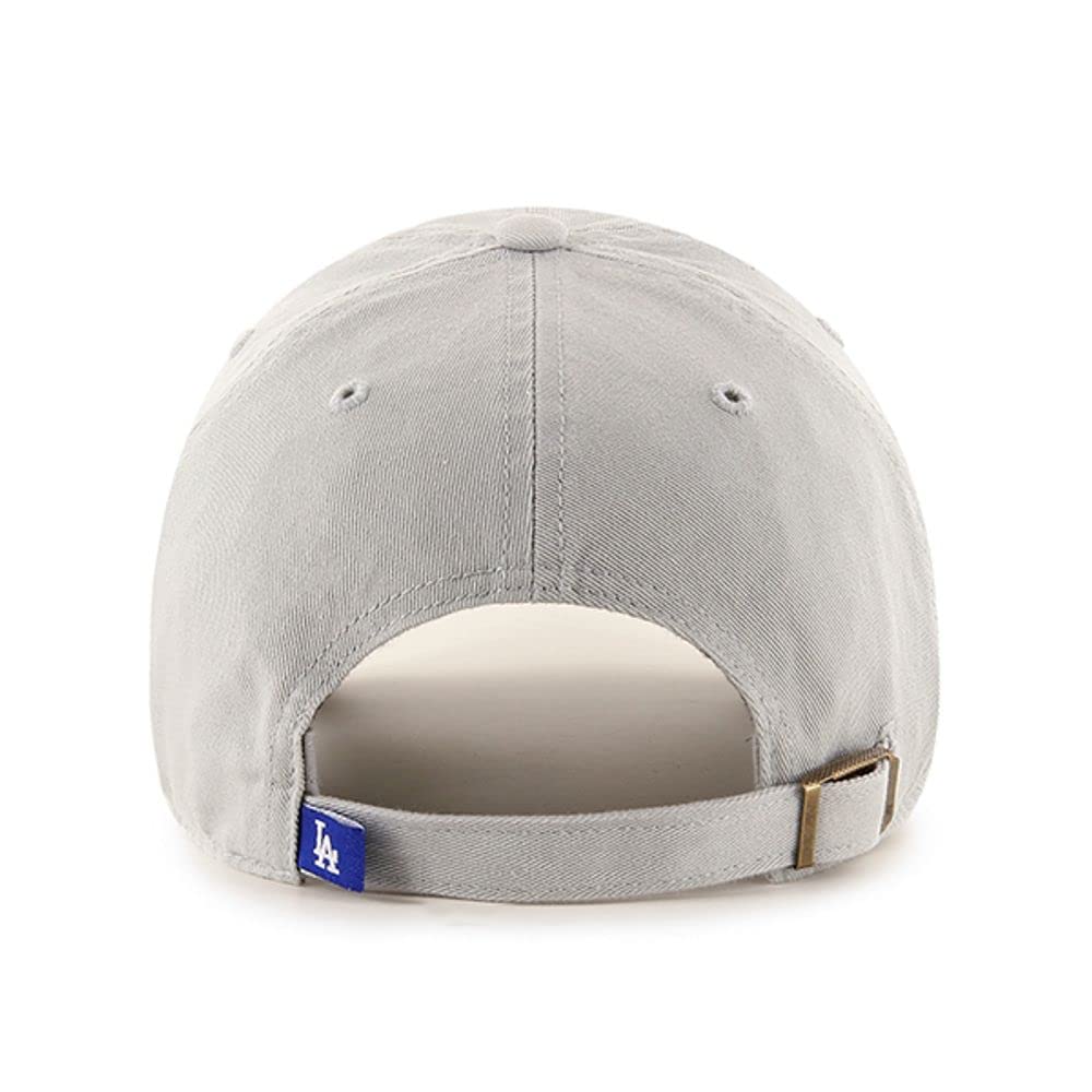 '47 Los Angeles Dodgers Grigio Blu Clean Up Cappello Regolabile, Adulto Taglia Unica