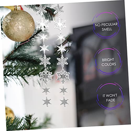 Guirnalda de cuentas de Navidad con cadena decorativa resistente MAGICLULU 8