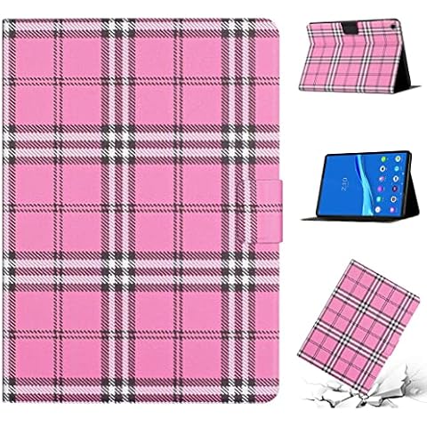 XFDSFDL® Protective Cover for Lenovo Tab M10 3rd Gen TB-328F (10.1 Inch) PU Leather Flip Case Color Style Pattern with Built Stand Holster Wallet Auto Wake/Sleep Device Shell Rose Red Cover