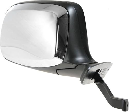 Miniatura 3 de Juego de espejos retrovisores laterales manuales cromados y negros, par izquierdo y derecho para camión de la serie F