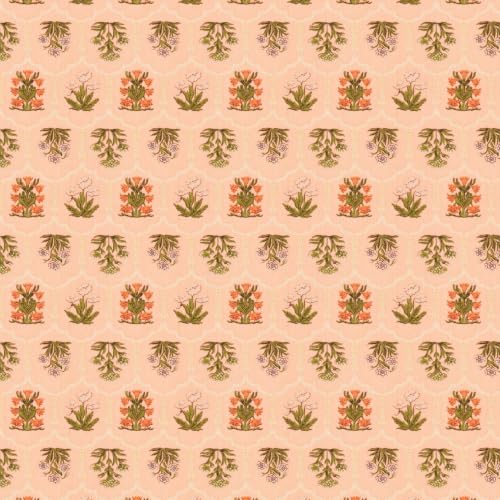 Image of Home Ecstasy 100% Cotton Mulmul Reversible Dohar for Double Bed 210 GSM (86 x 88 inches), Peach