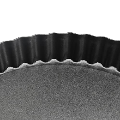 HAKZEON 2 Pack 10 Inch Non-Stick Quiche Tart Pan with Loose Bottom, Removable Quiche Dish Fluted Flan Tin for Baking Quiches, Pies, Flans, Cheese - Image 6