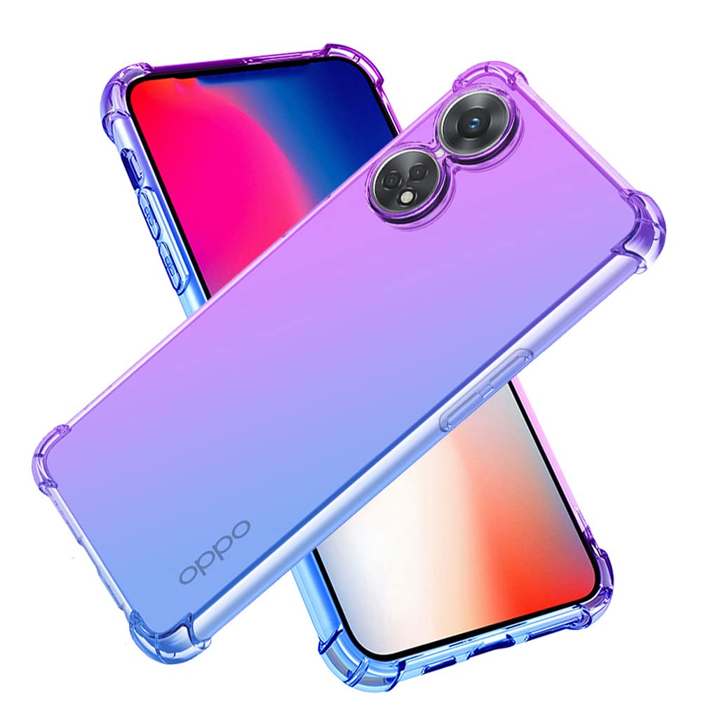 SEAHAI Cover per Oppo Reno 8T 4G (Reno8T), [Militare Anti-Caduta] Silicone Ultra Sottile Stile Fresco Custodia, con Metallo Magnetico Supporto e Protezione Fotocamera - Oro Rosa