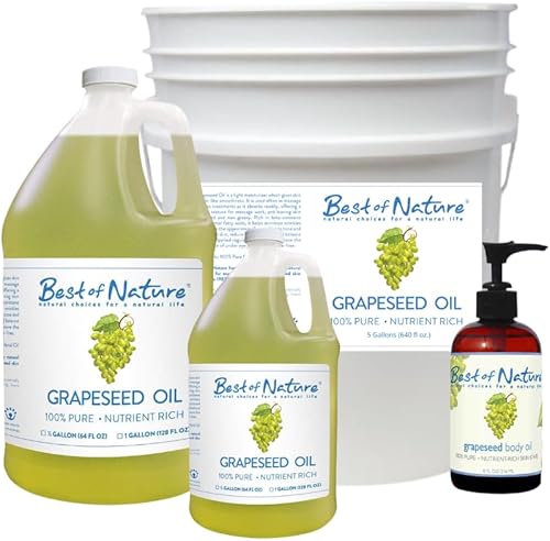 Miniatura 9 de Aceite de semilla de uva  galón Best of Nature 100% puro para masaje y cuerpo