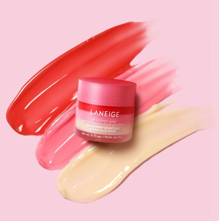 LANEIGE ORIGINAL | Lip Sleeping Mask - Tratamiento de noche para los labios | 20 gramos | by BELLA | (SHORTCAKES DE FRESA)