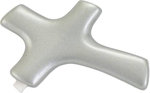 Miniatura 3 de Cruz de palma de metal plateado a oración, cruz de mano para comodidad y oración, 2 3/4 pulgadas, por Cathedral Art