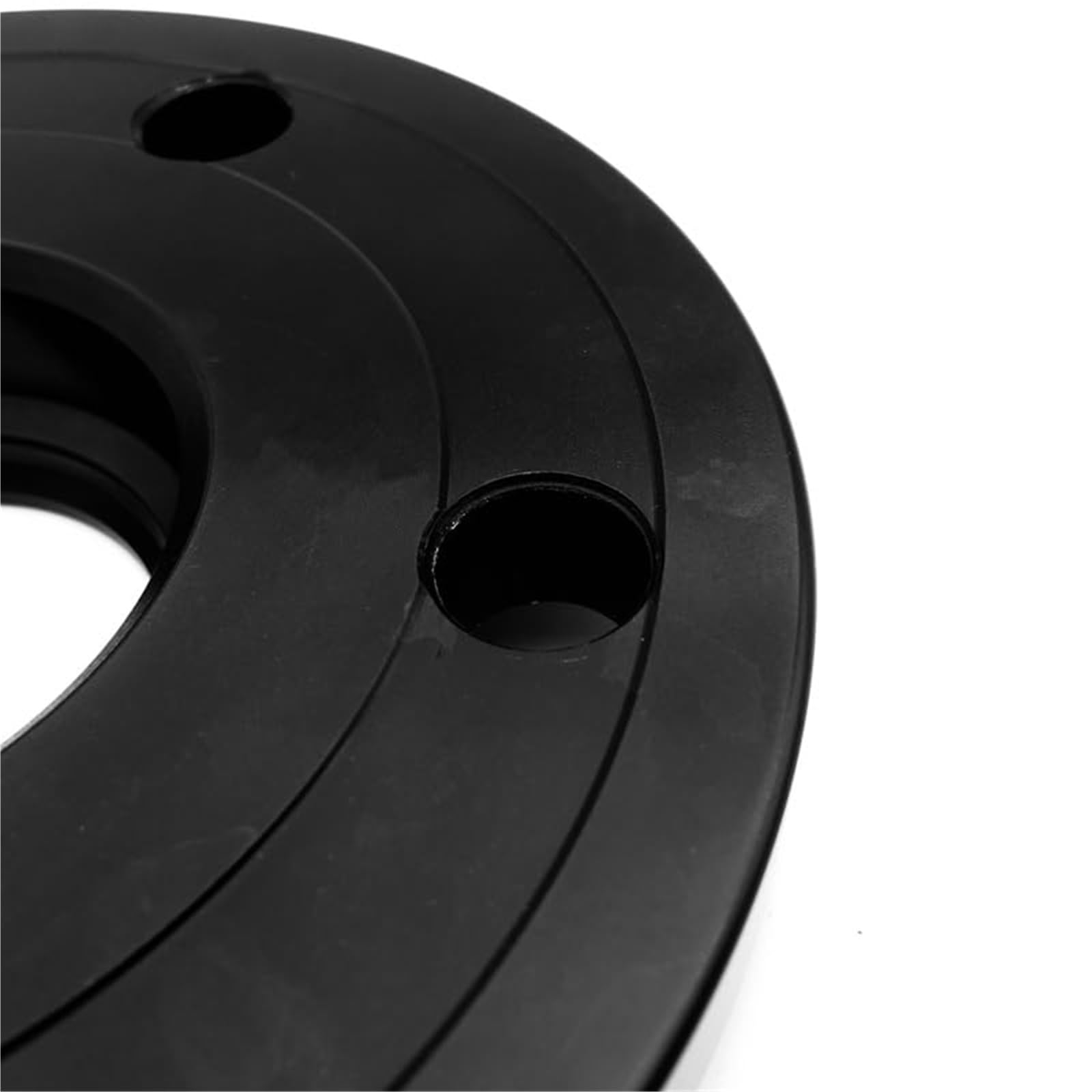 Uszczelka koła samochodowego 2 szt. aluminiowe dystanse kół, do felg 5x112 CB 66,6 mm Adaptery, kute Podkładka dystansowa do felg aluminiowych samochodu(BLACK 15mm)