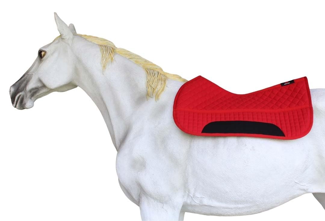 CHALLENGER - Sottosella per cavallo, 66 x 40,6 cm, foderato in pile, trapuntato, Western 39TS10RD