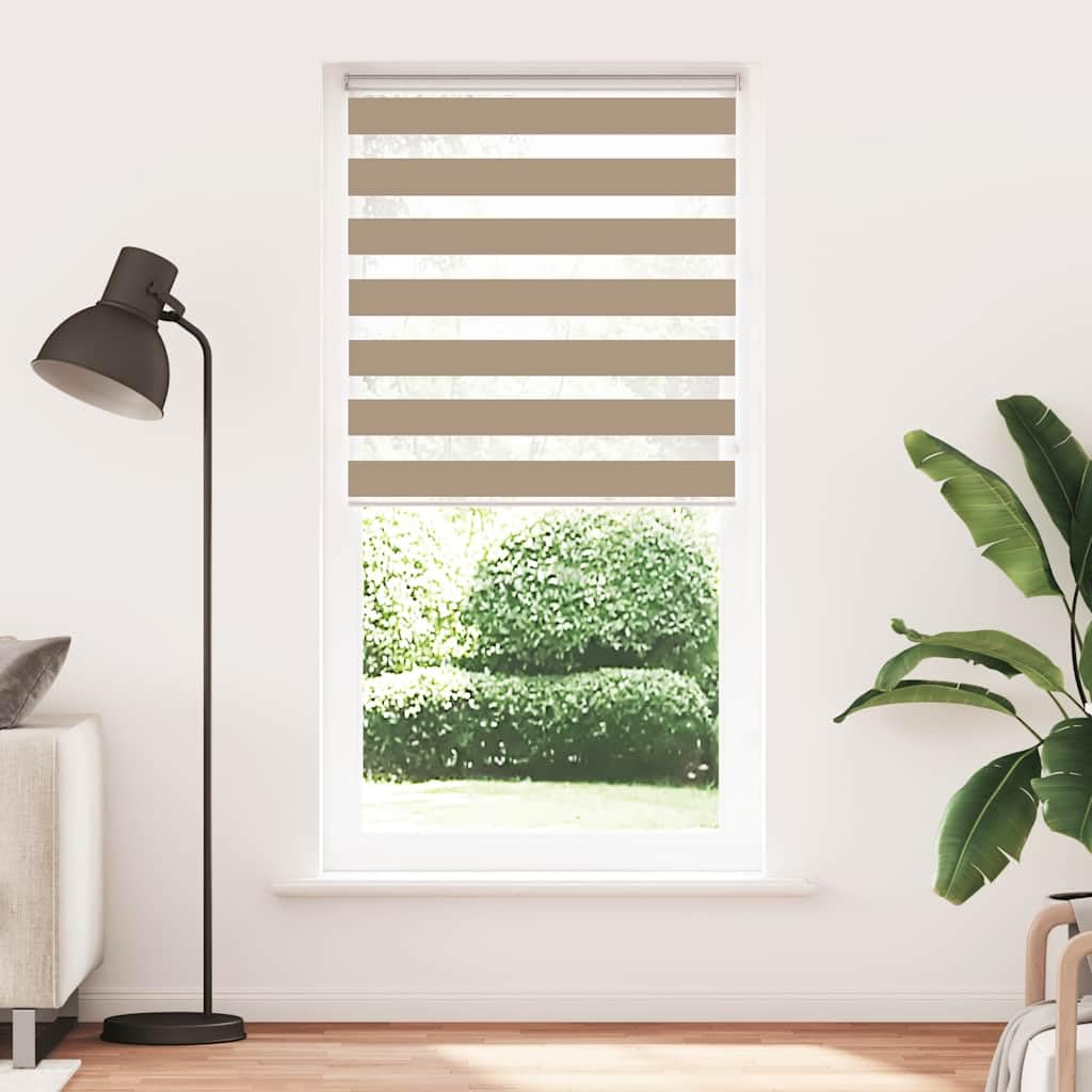 Store Zebre Polyester 95,9 cm Marron Sable