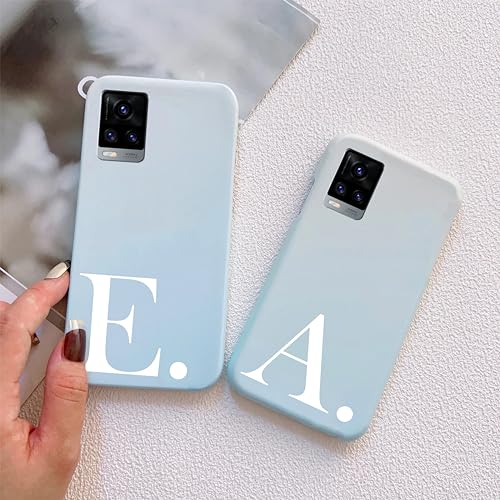 Image of COLORflow Back Cover Compatible with Vivo V20 | Ombre Color Customized Back Cover Compatible with Vivo V20