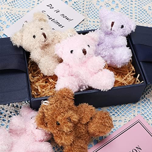 HyDren 24 Mini Osos de Peluche 4 Pulgadas para Regalos miniatura 6
