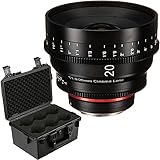 Rokinon Xeen 20mm T1.9 Pro Cinema Lens for Canon EF Mount (XN20-C) + Case