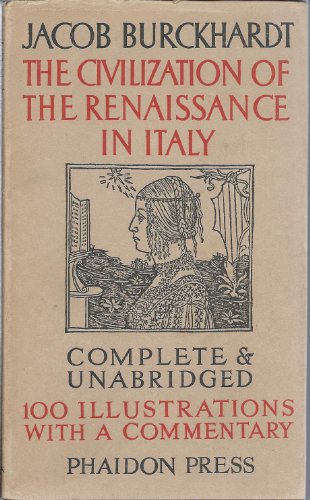 The Civilization of the Renaissance in Italy. C... B005NC9JJI Book Cover