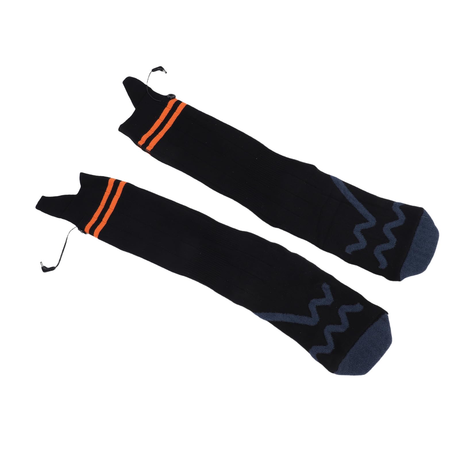 Chaussettes Chauffantes électriques Rechargeables Chaleur Rapide pour Le Travail en Plein Air en Hiver Ski Camping avec 4 Réglages de Température pour Hommes et Femmes 2 Paires Noir