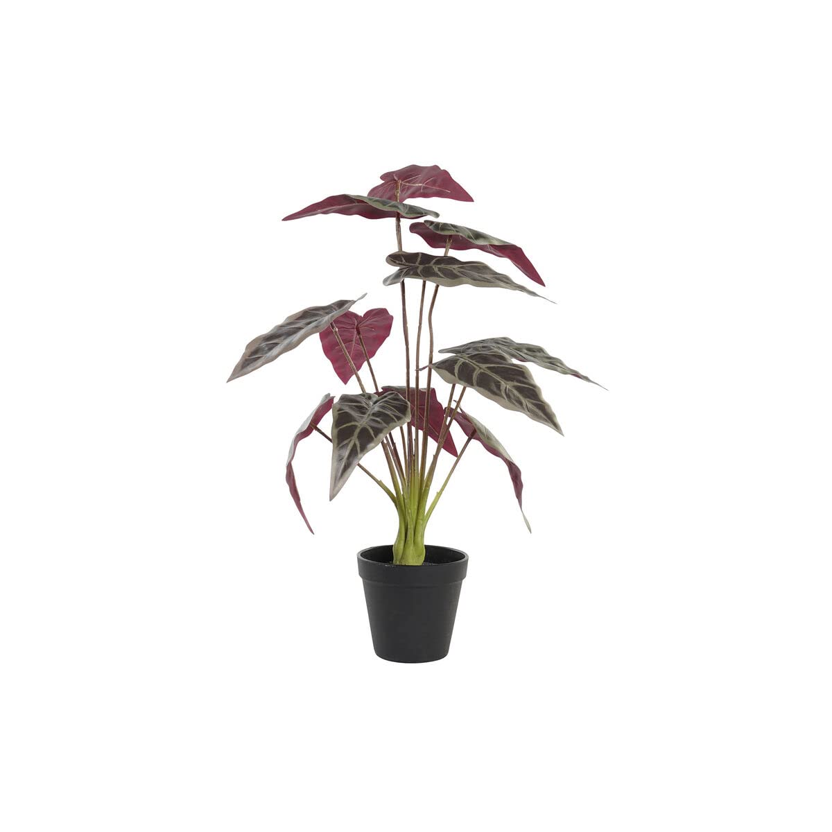 Plante décorative DKD Home Decor, un réalisme haut de gamme aux nuances bordeaux et vertes