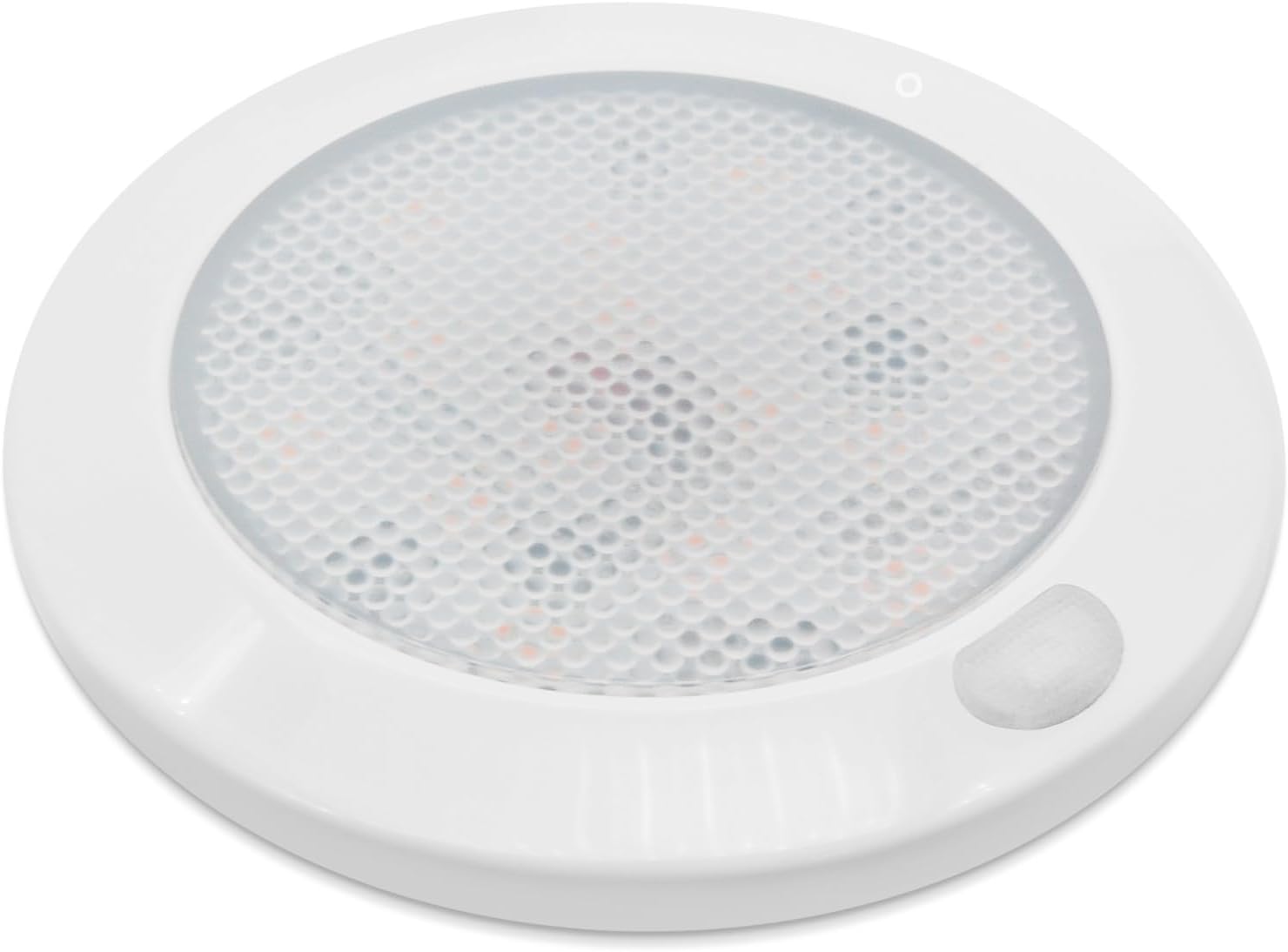 RV Lights 12 Volt RV Interior LED Cabinet Light with Switch Traier Puck Light 3000K White Lighting 3inch