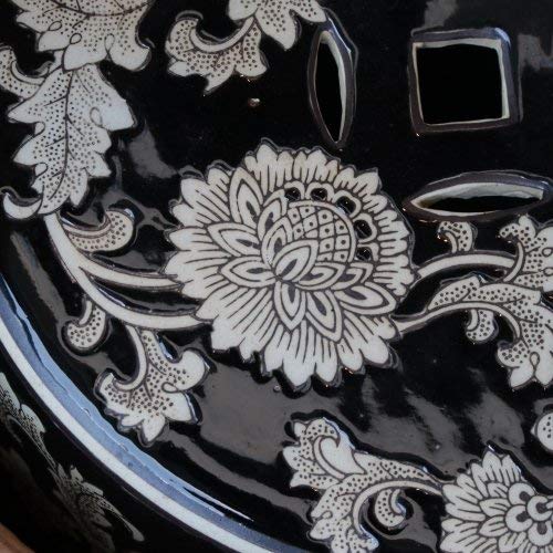 スツール 陶器製 花柄 陶磁器 花台 飾台 椅子 チェア ガーデニング Amazon.co.jp: スツール 陶器製 花柄 陶磁器 花台 飾台 椅子 チェア 庭
