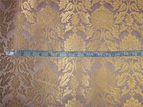 Brocade tissu dusty rose rigide anti-plis pour confectionner des vestes