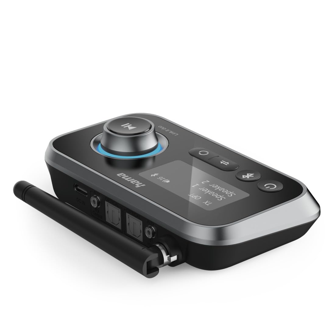 Hama Émetteur Recepteur pour TV, Bluetooth, Multipoint 2 Sources, Noir