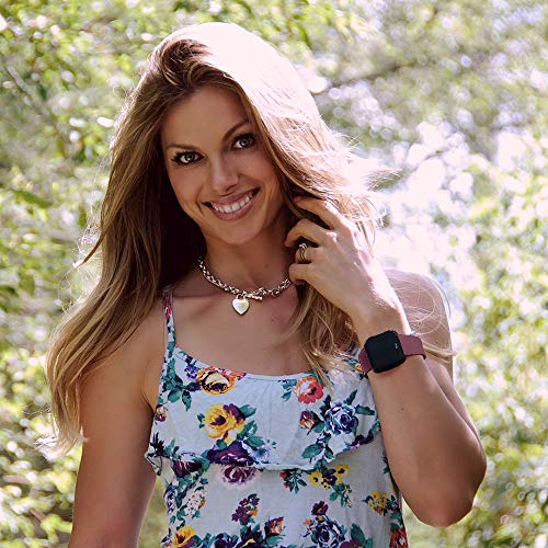 Image of AK Sports Bands Compatible for Fitbit Versa /Versa 2 /Versa SE, Soft Multi-Colors Wristbands for Fitbit Versa Lite Smart Watch Women Men