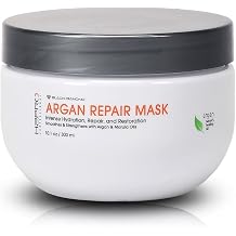 H2PRO BLACK DIAMOND Argan Repair Mask, Professional Hair Healing Therapy, Deep Conditioning Treatment, 10.1 oz