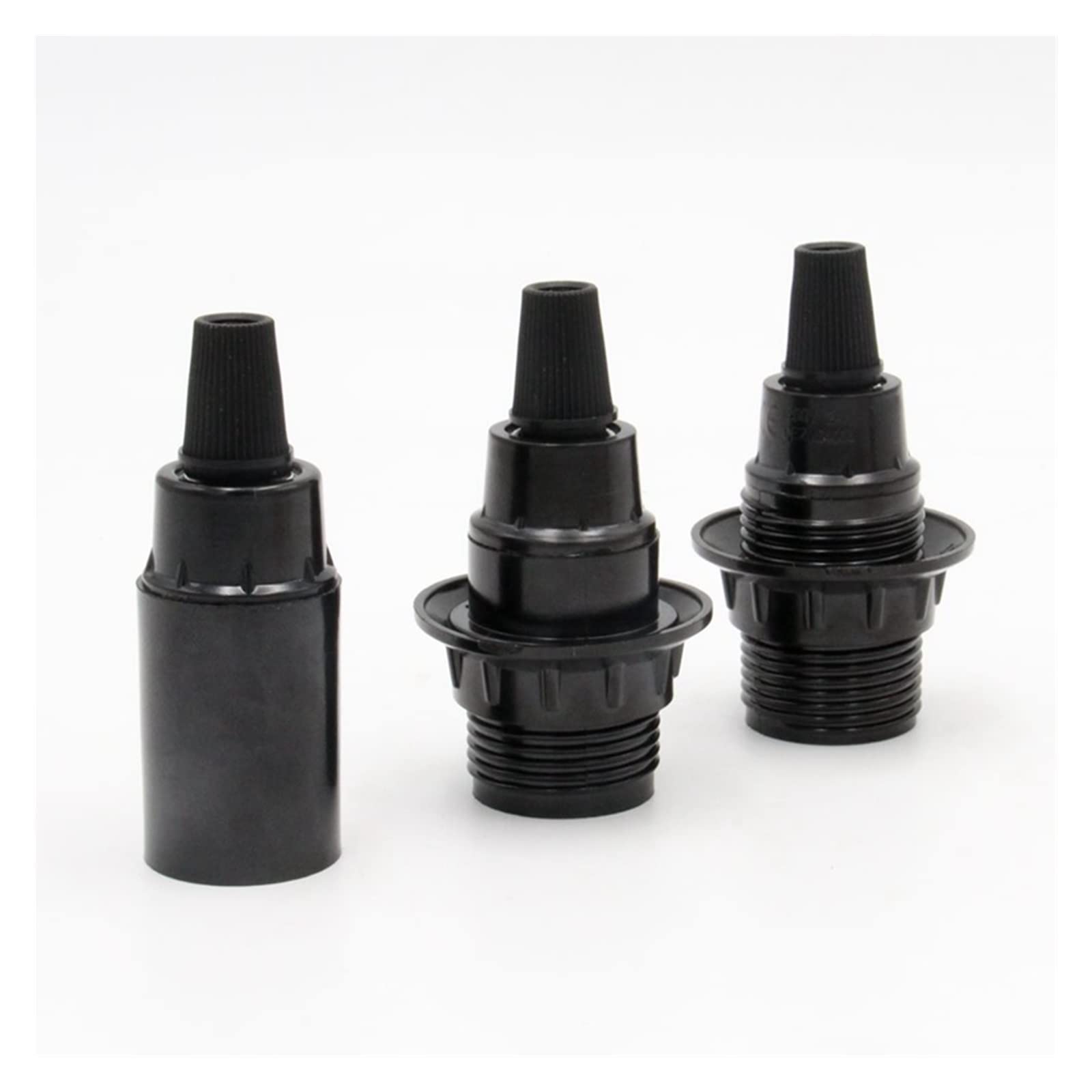 NYMFEA yaoqijie E14 Douille de Lampe en bakélite Douille d'ampoule phénolique culot de candélabre Lasting (Size : 20 Pieces, Color : Half Thread)
