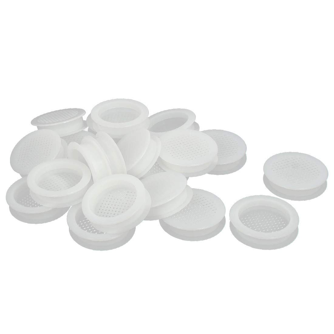 FIYA New Lon0167 Shoes Cabinet Featured Plastic Square Mesh reliable efficacy Hole Air Vent Louver Cover White 16mm 20pcs(id:223 a3 40 15a)