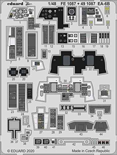 EA-6B Eduard Photoetch 1:48 photodécoupe cockpit avion Kinetic