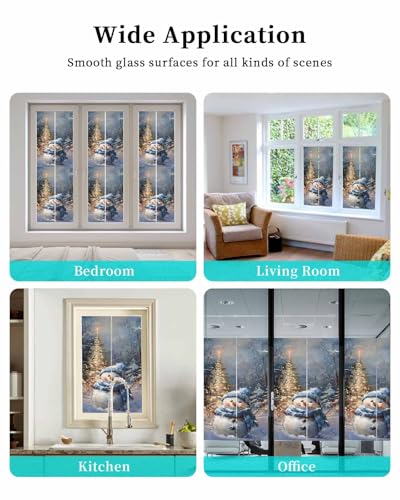 Film de privacidad para ventana, decorativo azul 17.7 x 39.3 in miniatura 6