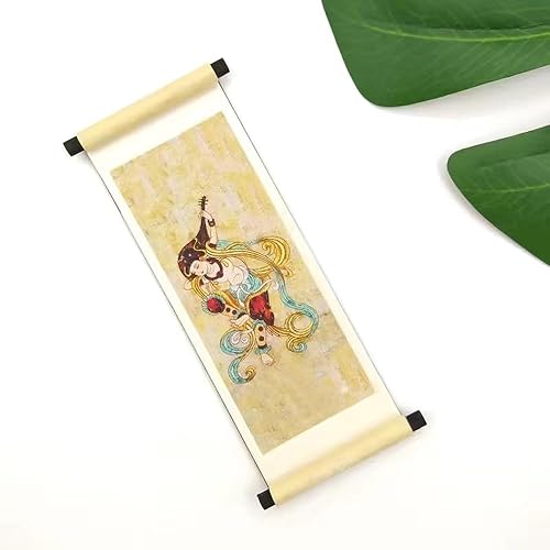 Miniatura 2 de 4 imanes para refrigerador, Dunhuang Murales voladores Apsaras imán adhesivo para nevera para el hogar, oficina, cocina, decoración de regalo