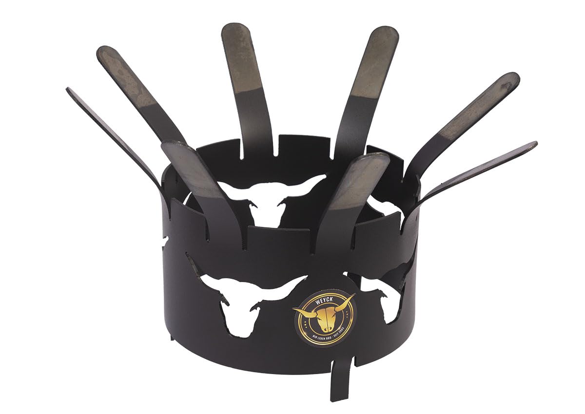 A. Weyck Tools Wok-Aufsatz 20cm für Feuerplatte + Brötchen-Spieße #239